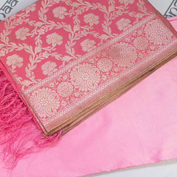 Banarsi  Silk - Bubblegum Pink