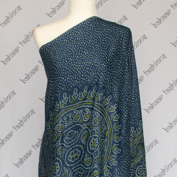 Gaji Silk - Navy