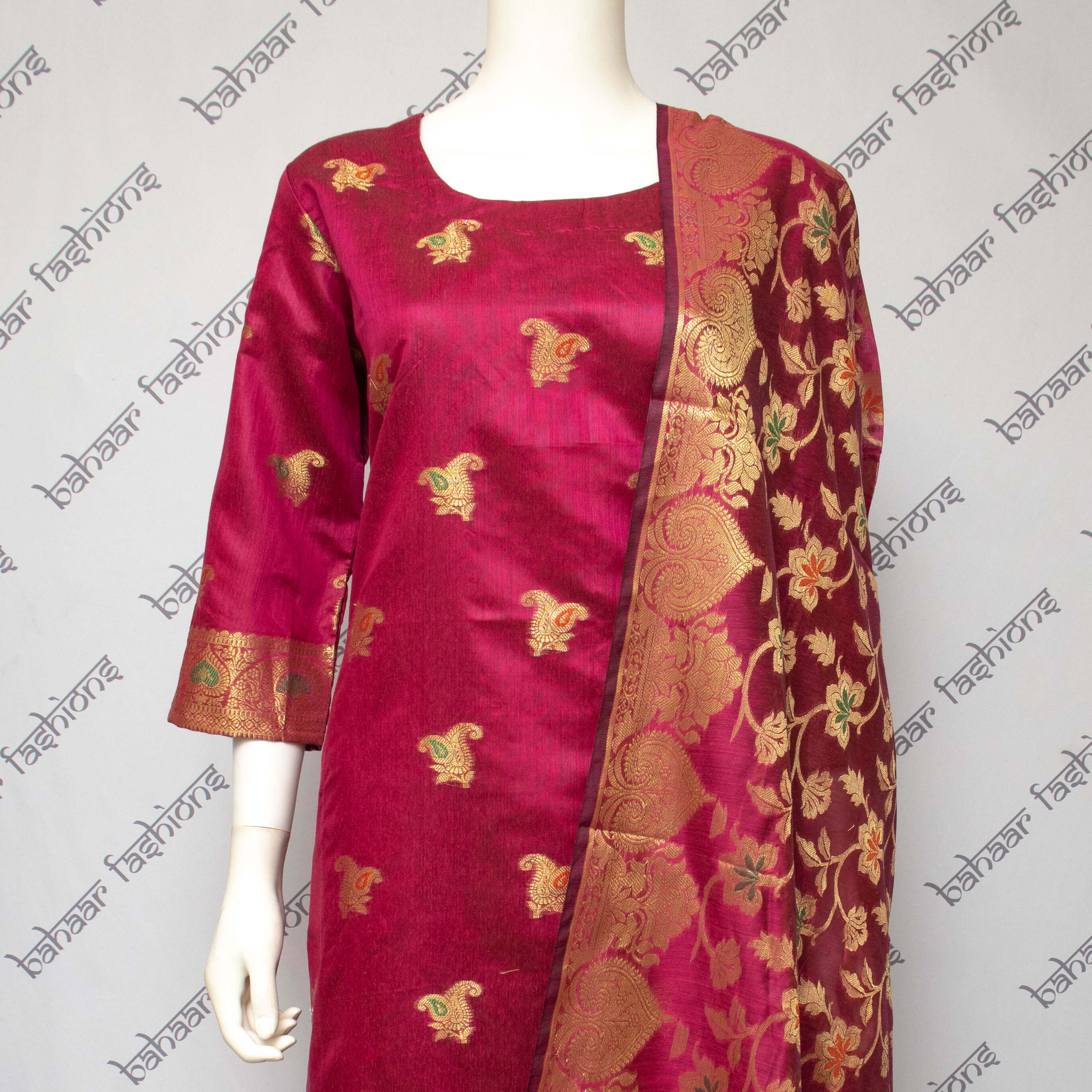 Banarsi - Magenta Design 2