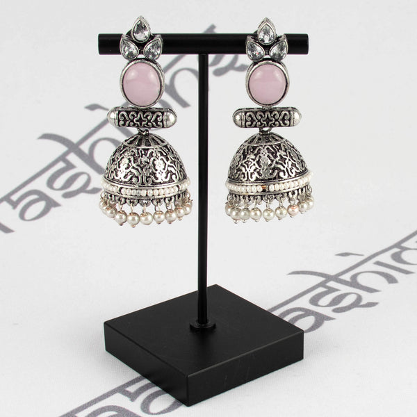 Amrapali Earrings - Blush Pink