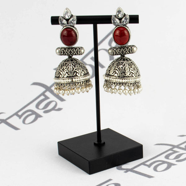 Amrapali Earrings - Red