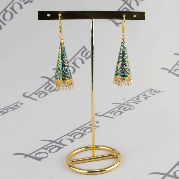 Farzana Earrings - Teal