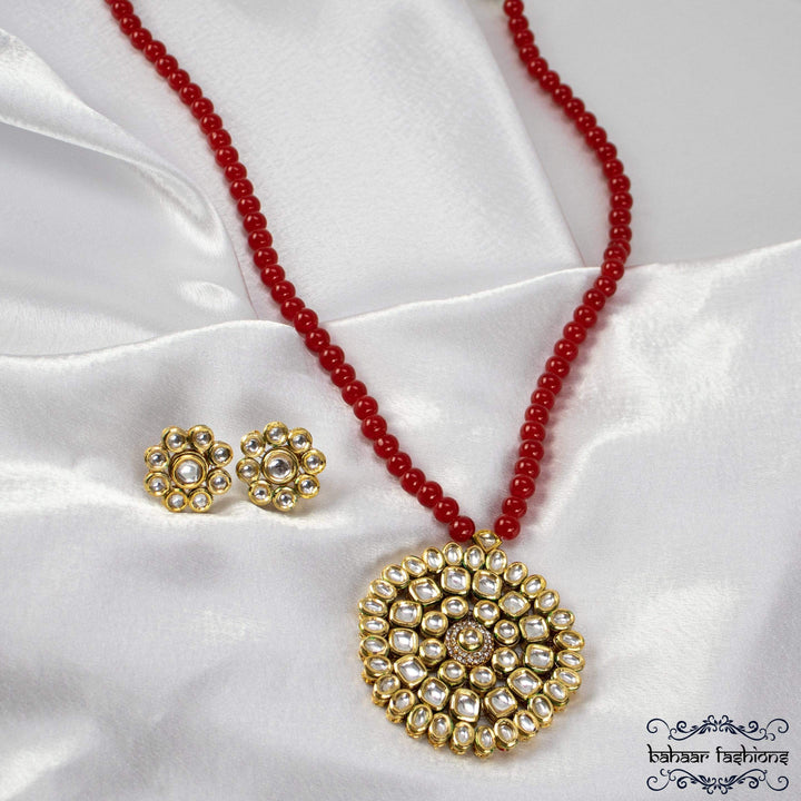 Bahaar Fashions Necklace Graceful Kundan Necklace Set