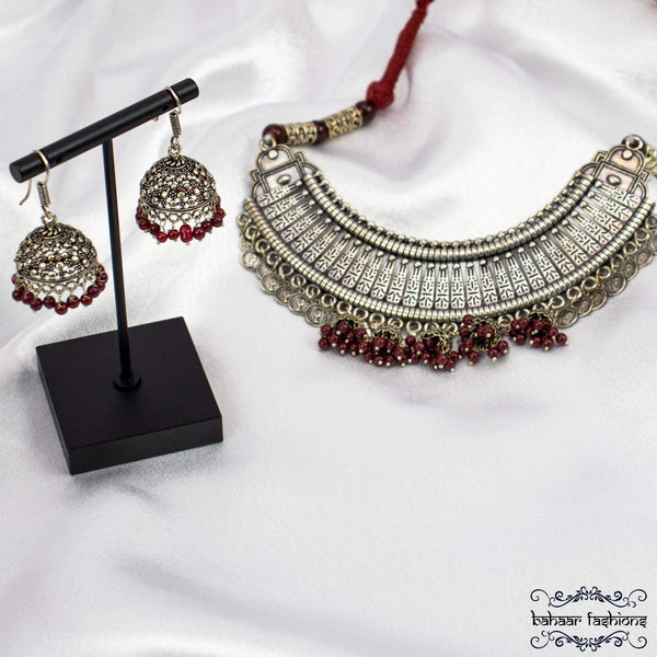 Bahaar Fashions Roza Necklace Set