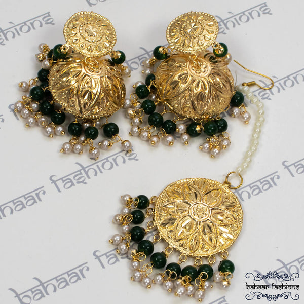 Rajni Tikka Set - Green