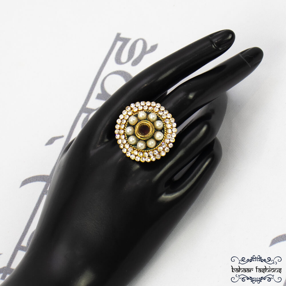 indian ring polki ring 