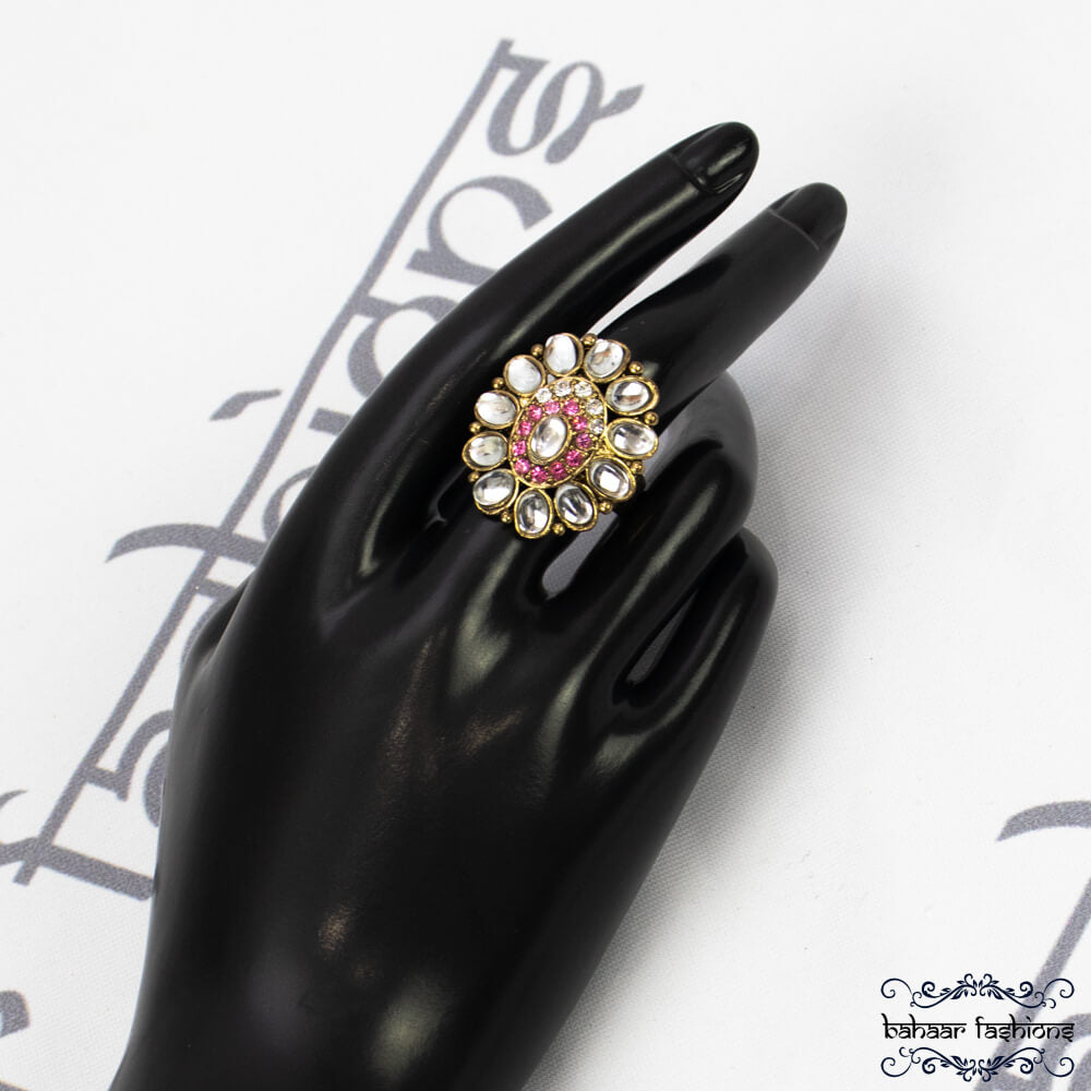 kundan ring