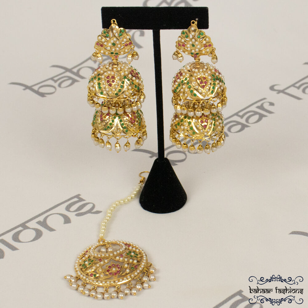 tikka set jadau jewellery 