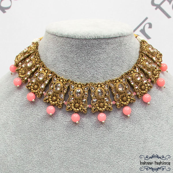 Umaiza Necklace - Pink